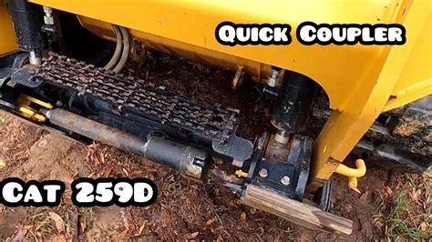 cat skid steer quick attach not working|cat 259d problems.